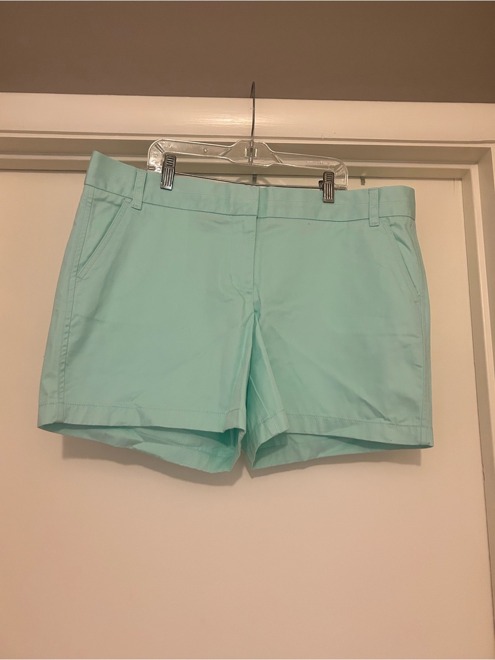 J. Crew Mint Chino Shorts